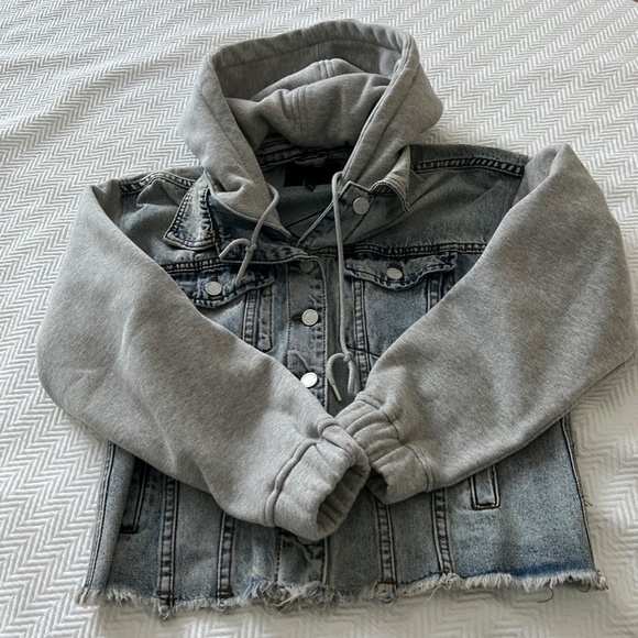 mixed media jacket by BLANK NYC - Picture 5 of 13